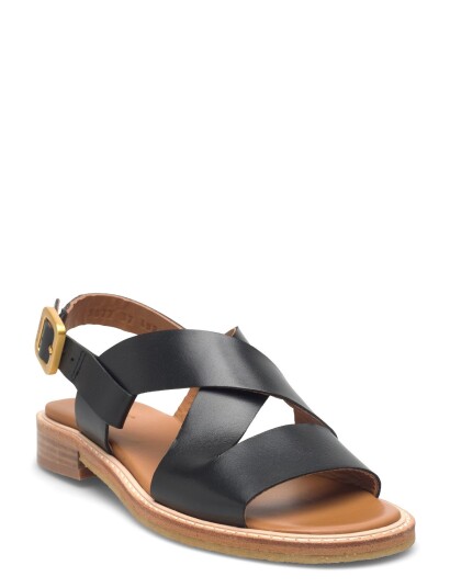 ANGULUS Sandals Flat Open Toe Op Black 37