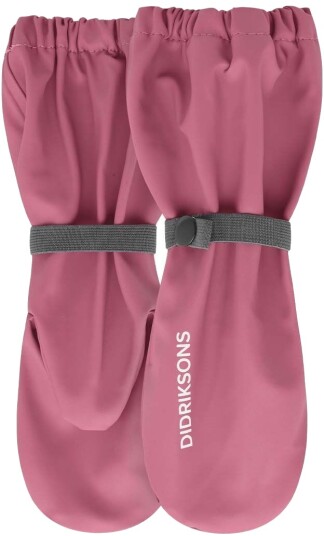 Didriksons Glove Kids 6 regnvotter, Heather Pink (4-6 år) 4-6 år