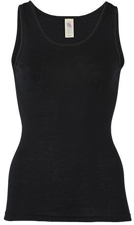 Engel Natur Top, Uld/silke, Black Str. 46/48 Engel Natur Top, Uld/silke, Black Str. 46/48