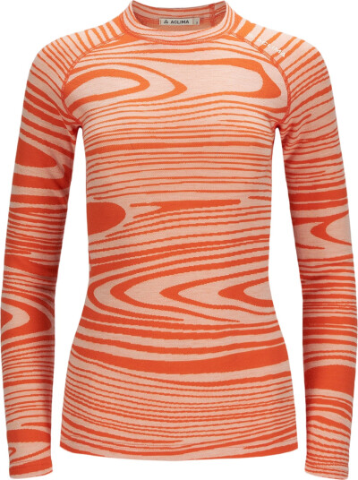 Aclima Women's WarmWool Crewneck Signature Motion M Aclima Women's WarmWool Crewneck Signature Motion M
