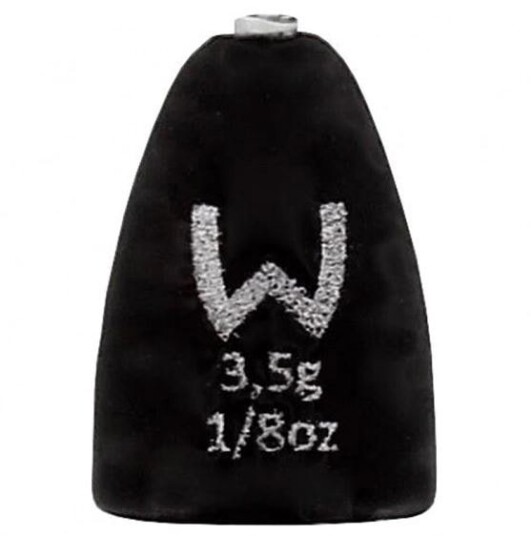 Add It Tungsten Bullet Weights 3,5g Matte Black 5pcs Add It Tungsten Bullet Weights 3,5g Matte Black 5pcs