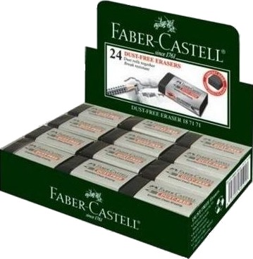 Faber Castell Faber Castell Viskelær Dust Free Svart
