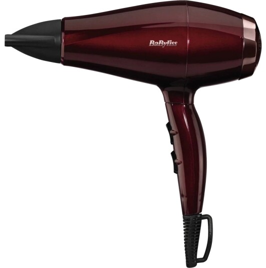 Babyliss 5912PE Hårføner - 2000W, 3 varmetrinn, 2 hastigheter - Rød