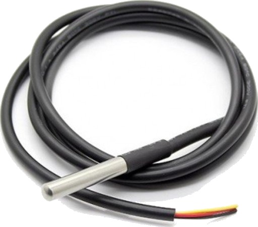 Shelly Temperature Sensor DS18B20 3 meter - 94471 Shelly Temperature Sensor DS18B20 3 meter - 94471