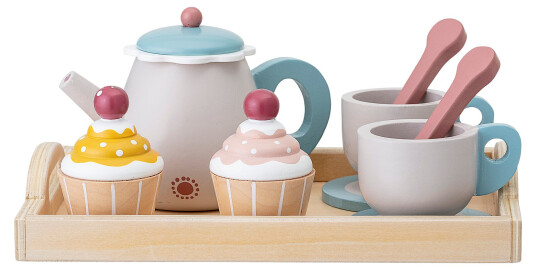 Bloomingville MINI Gentrim Play Tea Set Grey/Blue 82045197