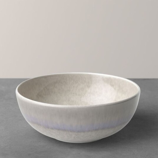 Perlemor Skål Ø 16 x 8 cm Porselen Beige