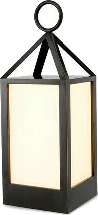 Kandella Accent Rechargeable Table Lamp Black