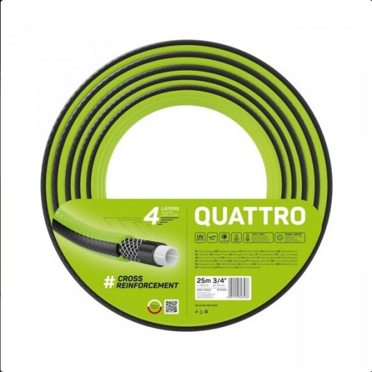 Cellfast Quattro Hageslange - 3/4"x25m