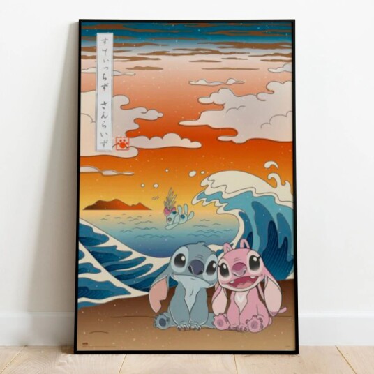 Lilo And Stitch Disney's Lilo and Stitch Plakat Love  91,5 x 61 cm 43721049800877