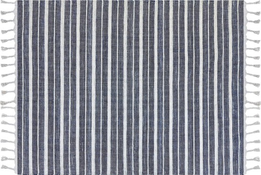 Bademli Ryeteppe 160x230 cm - Blå