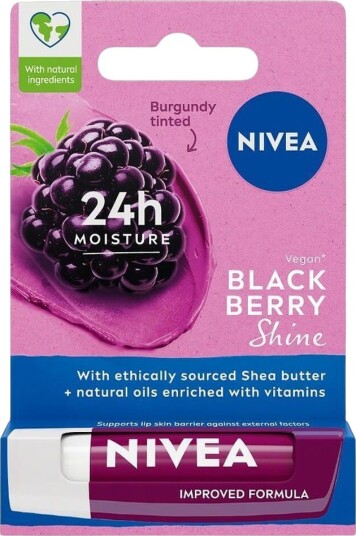 Nivea Blackberry Shine Protective Lipstick 85286&Amp Nivea Blackberry Shine Protective Lipstick 85286&Amp