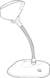 Zebra Gooseneck Intellistand Strekkodeskannerholder 22-71043-0BR Zebra Gooseneck Intellistand Strekkodeskannerholder 22-71043-0BR