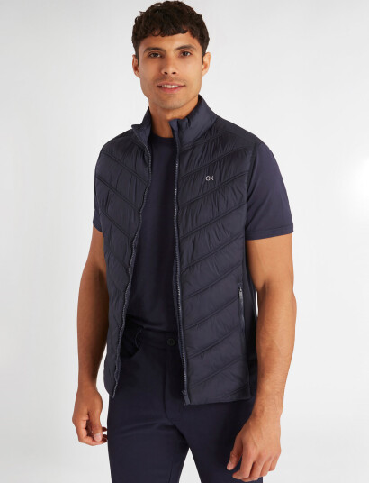 Calvin Klein Golf Frontera Hybrid Gilet - Navy - XXL