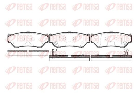 Bremseklosser REMSA 0389.12 Bremseklosser REMSA 0389.12
