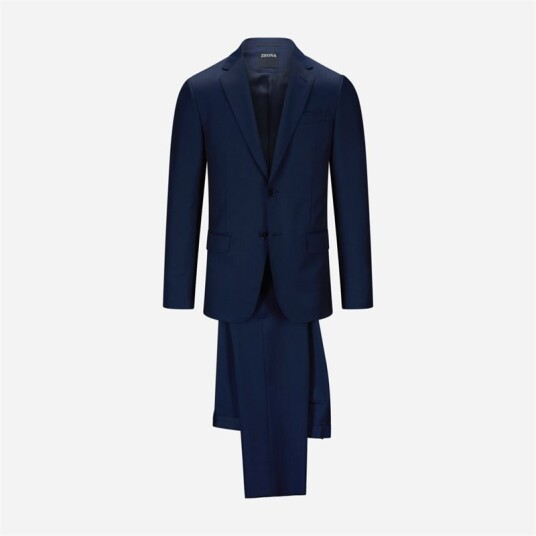 Zegna 2 Pieces Suit Nvy Sld
