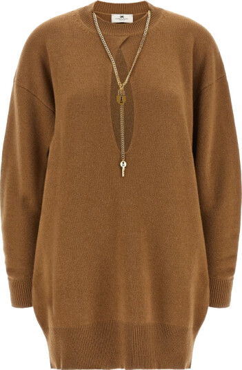 Elisabetta Franchi Dame Kjoler Brun XS,
