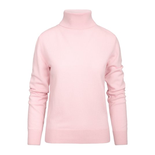 Bailey Turtleneck Light Pink XS Merino turtleneck
