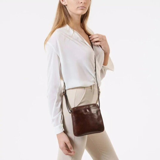 Gianni Conti skulderveske Brown