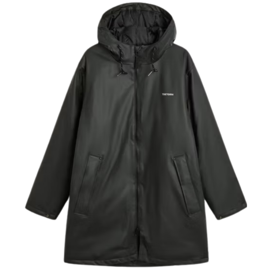 Tretorn Wings Padded Raincoat Unisex Black Black M Tretorn Wings Padded Raincoat Unisex Black Black M