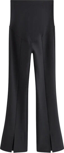 Lindex Mom Maternity Trousers With Flared Legs Black XS
