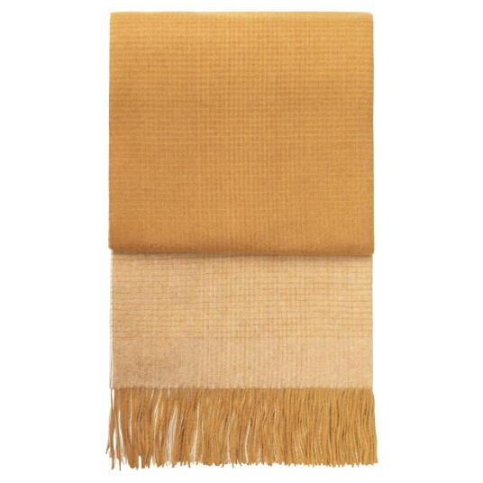 Elvang Denmark Horizon pledd Yellow ocher