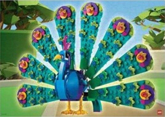 LEGO Peacock Puzzle 500 Pcs