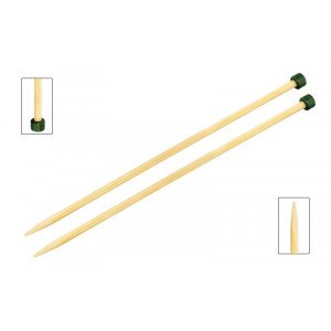 KnitPro Bamboo Strikkepinde / Jumperpinde Bambus 33cm 6,50mm / 13in US
