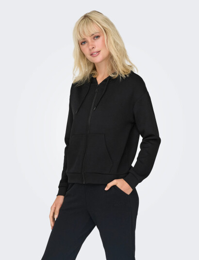 Only Play Onplounge Life Hood Fz Ls Swt Noos Black XL Only Play Onplounge Life Hood Fz Ls Swt Noos Black XL