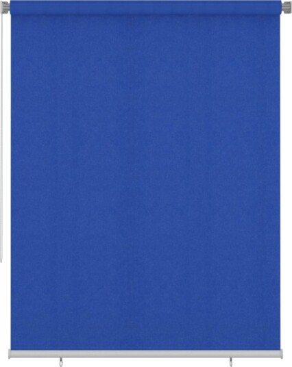 vidaXL Utendørs rullegardin 180x230 cm blå HDPE