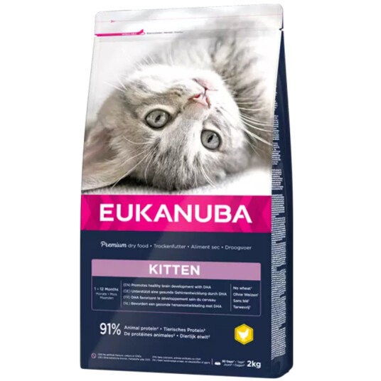 Eukanuba Tørrfôr til Kattunge 10 kg med Kylling og Kalkun