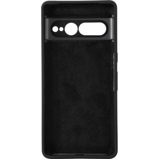 eStuff Google Pixel 7 Pro Silikonetui Svart silkeberøring på 4 sider eStuff Google Pixel 7 Pro Silikonetui Svart silkeberøring på 4 sider