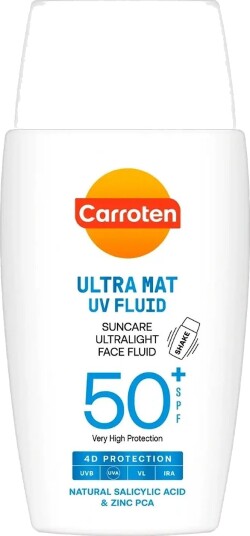 Carroten Ultra Mat SPF 50+ Ansiktsfluid 50 ML - Lett og Usynlig