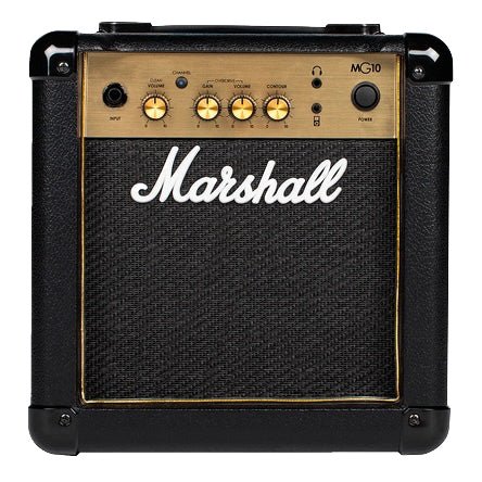 Marshall Mg10g Svart Og Gull Marshall Mg10g Svart Og Gull