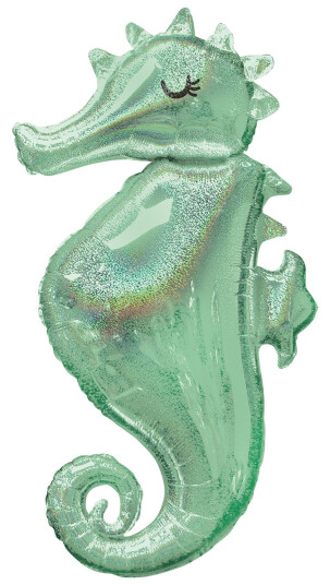 Amscan EU Folieballong Sjøhest Holografisk Shape