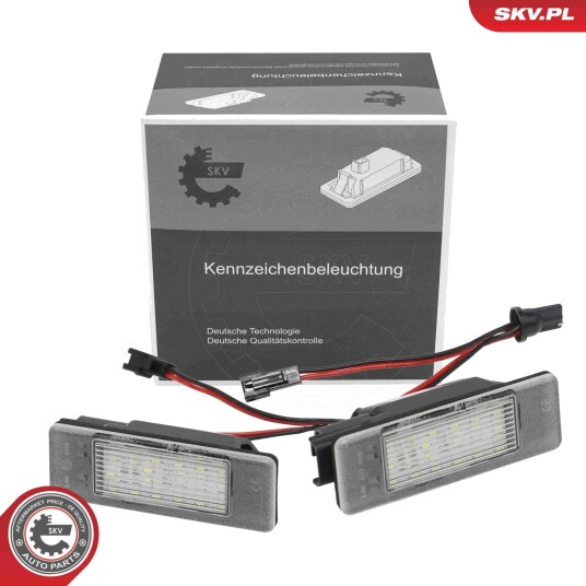 Nummerskiltlys ESEN SKV 72SKV597
