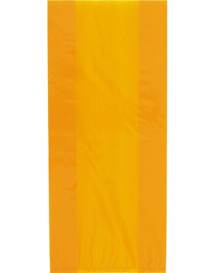 Unique 30 stk Orange Godteposer i Plast 62026
