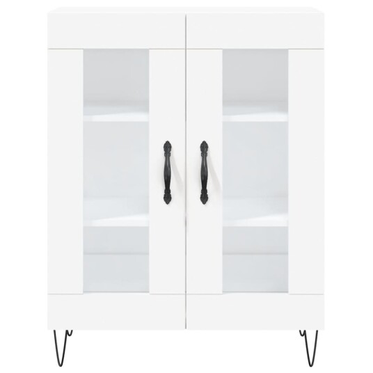 vidaXL Skjenk hvit 69,5x34x90 cm konstruert tre vidaXL Skjenk hvit 69,5x34x90 cm konstruert tre