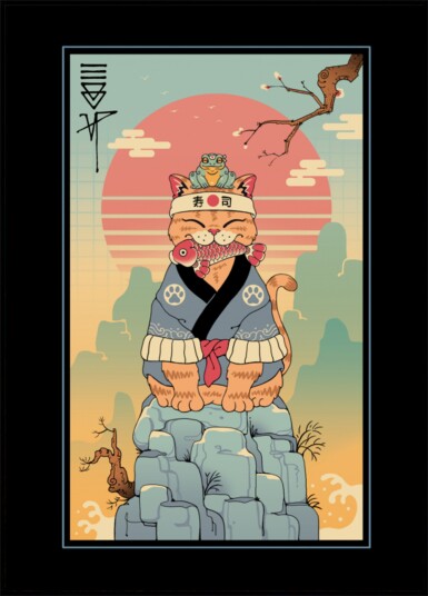 Croaker and Meowster Adventure Plakat / 100x150