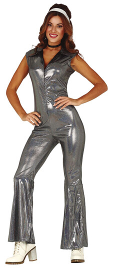 Fiestas Guirca Disko Jumpsuit Karnevalskostyme Large