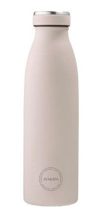 Aya&ida Drinking Bottle Drikkeflaske Med Lokk 500 Ml Soft Rose