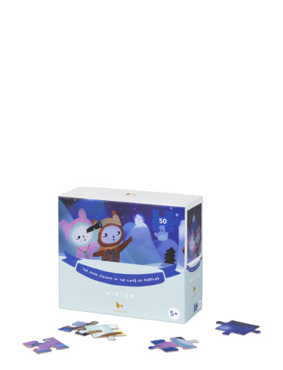 Fabelab Puzzle 50 Pcs. - Winter - Multi/patterned - 40X20CM Fabelab Puzzle 50 Pcs. - Winter - Multi/patterned - 40X20CM
