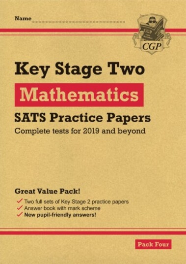 Ks2 Maths Sats Practice Papers: Pack 4 - For The 2024 Tests (With Free Online Extras) Av Cgp Books