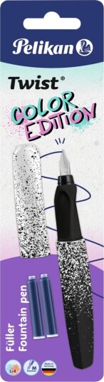 Pelikan 300010108, Svart, Hvit, Fyllesystem Med Patron, Blister, 1 Stykker, Tyskland Pelikan 300010108, Svart, Hvit, Fyllesystem Med Patron, Blister, 1 Stykker, Tyskland
