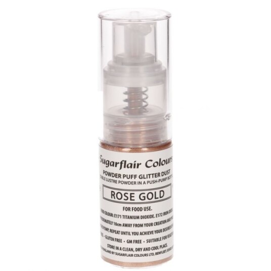 Sugarflair Glitterspray Rosegull 10g Sugarflair Glitterspray Rosegull 10g
