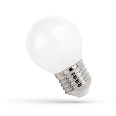 1W LED kronepære - G45, karbon filamenter, mattert glas, E27 - Dimbar : Ikke dimbar, Kulør : Varm 1W LED kronepære - G45, karbon filamenter, mattert glas, E27 - Dimbar : Ikke dimbar, Kulør : Varm