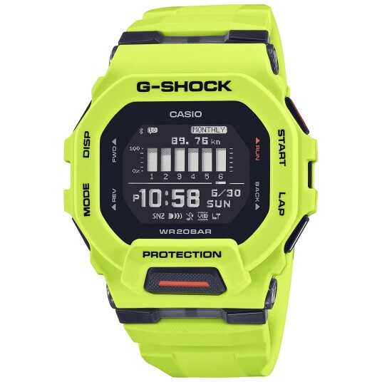Casio G-Shock GBD-200-9ER - Herre - 46 mm - Digitalt - Kvarts urverk - Mineralglas
