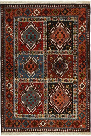 Håndknyttet. Opphav: Persia Yalameh Teppe 103x153