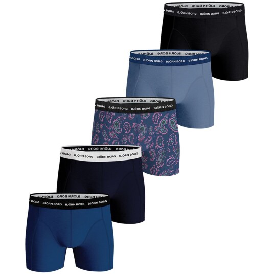 Björn Borg Cotton Stretch Boxer 5P, Underbukser herre Björn Borg Cotton Stretch Boxer 5P, Underbukser herre
