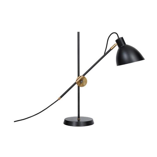 Konsthantverk KH#1 Bordlampe - Rå Messing & Sort Konsthantverk KH#1 Bordlampe - Rå Messing & Sort