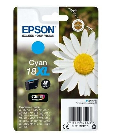 Epson 18XL - Blekkpatron Blå Epson 18XL - Blekkpatron Blå